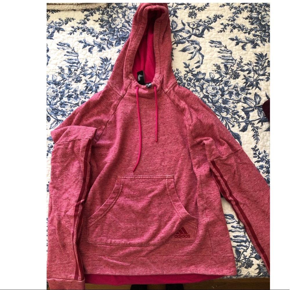Pink adidas hoodie